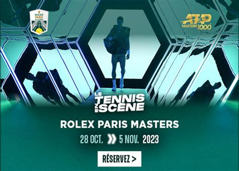 billeterie rolex master|rolex paris masters 2022.